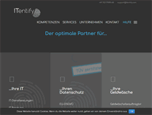 Tablet Screenshot of itentify.com